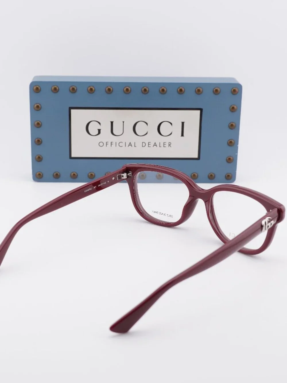 Gucci GG1978O 007 Square Eyeglasses 54mm - Bordeaux